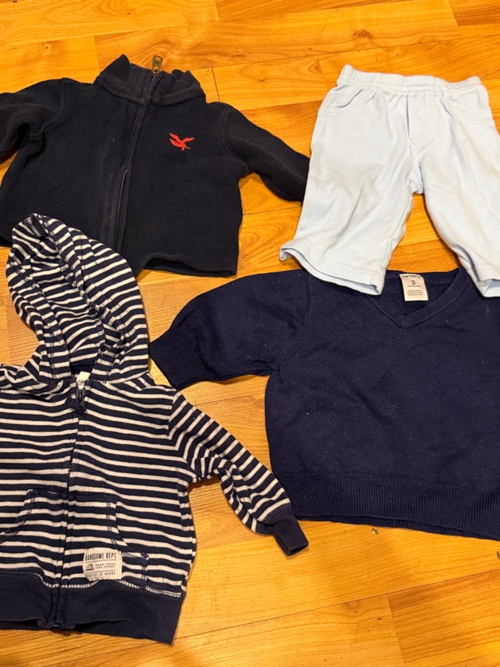 Baby boy size 3 months bundle sweaters pants